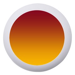 Burgundy Red To Amber Orange Linear Gradient Dento Box With Mirror