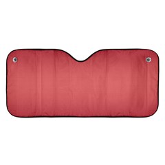 Burgundy Red To Coral Pink Bilinear Gradient Car Windshield Sunshade