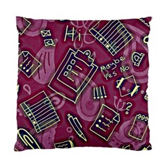 Abstract Art Pattern Design Background Standard Cushion Case (one Side)