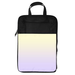 Cream Yellow To Pale Violet Linear Gradient Foldable Shoe Storage Bag