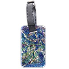 Blue Blend Luggage Tag (two Sides)