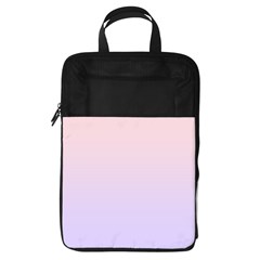 Pale Pink To Pale Violet Linear Gradient Foldable Shoe Storage Bag