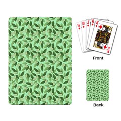 Leaves Pattern Texture Seamless Playing Cards Single Design (rectangle)