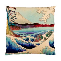 Wave Japanese Mount Fuji Ocean Standard Cushion Case (one Side)