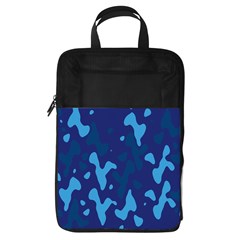 Blue Camouflage Pattern Foldable Shoe Storage Bag