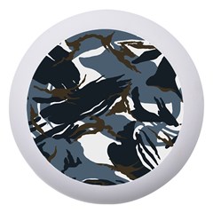 Blue Winter Camouflage, Military Camouflage Dento Box With Mirror