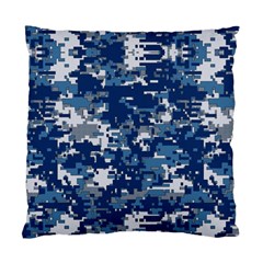 Blue, Camouflage, Cool, Navy, New, Pattern Standard Cushion Case (two Sides)