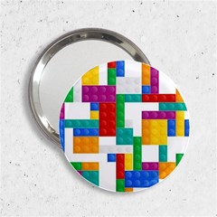 Colorful Bricks, Bricks, Colorful 2 25  Handbag Mirrors