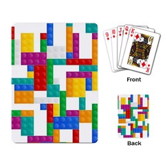 Colorful Bricks, Bricks, Colorful Playing Cards Single Design (rectangle)