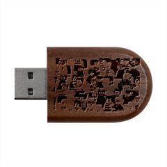 Lego People, Games Wood Oval Usb Flash Drive
