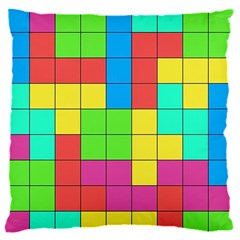 Tetris , Games, Rainbow 16  Baby Flannel Cushion Case (two Sides)