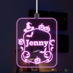 Halloween Frame LED Acrylic Ornament Front