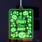 Personalized Happy Halloween Name Any Text LED Acrylic Ornament LED Acrylic Ornament Front