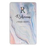 Personalized Initial Name Card Style USB Flash Drive Name Card Style USB Flash Drive Front