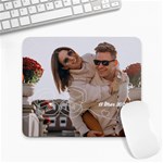 Wedding Rings Personalized Photo Name Mousepad Collage Mousepad 9,25 x7,75  Mousepad - 1