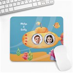 Submarine Personalized Photo Name Mousepad Collage Mousepad 9,25 x7,75  Mousepad - 1