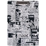 Newspaper Name Acrylic Clipboard A4 Acrylic Clipboard Front
