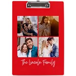 4 Photo Acrylic Clipboard A4 Acrylic Clipboard Front
