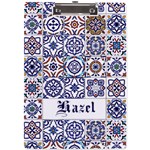 Tiles Name Acrylic Clipboard A4 Acrylic Clipboard Front