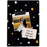 Personalized Dot Photo Name A4 Acrylic Clipboard A4 Acrylic Clipboard Back