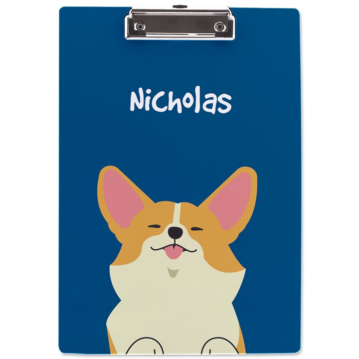 Dog A4 Acrylic Clipboard