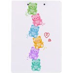 Personalized Candy Bear Name A4 Acrylic Clipboard A4 Acrylic Clipboard Back