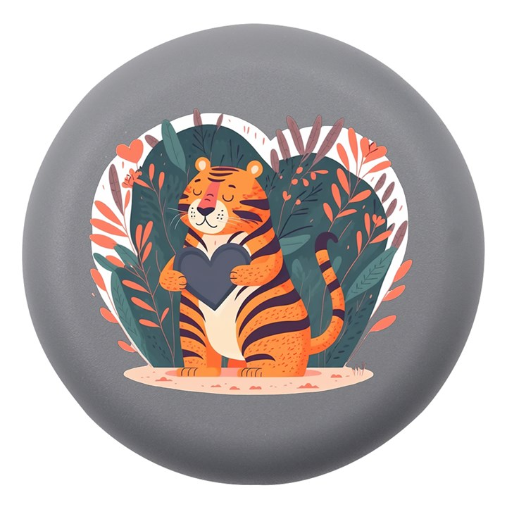 Tiger Illustration Dento Box Dento Box with Mirror