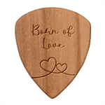 Personalized Mother Baby Guitar Picks Set Guitar Shape Wood Guitar Pick Holder Case And Picks Set Pick