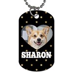 Photo Name Dog Tag Dog Tag (One Side) Front
