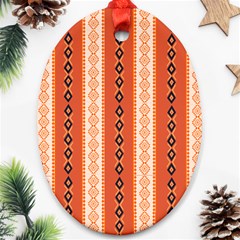Geometrical Geometric Pattern Ornament (oval)