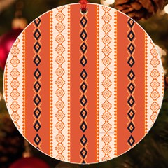 Geometrical Geometric Pattern Uv Print Acrylic Ornament Round