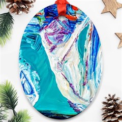 Sailing Boat Ornament (oval)
