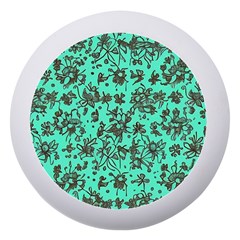Mid Century Retro Floral 1970s 1960s Pattern 102 Dento Box With Mirror