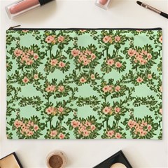 Retro 1880s Flowers Pattern 5 Cosmetic Bag (xxxl)