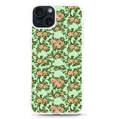 Retro 1880s Flowers Pattern 5 Iphone 15 Tpu Uv Print Case
