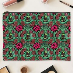 Retro 1880s Flowers Pattern 3 Cosmetic Bag (xxxl)