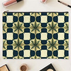 Royal Fractal Pattern Cosmetic Bag (xxxl)