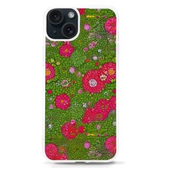 Mid Century Retro Floral 1970s 1960s Pattern 88 Iphone 15 Tpu Uv Print Case