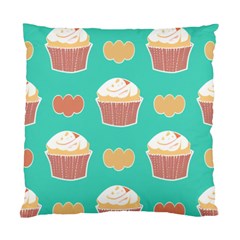 Retro 40s 50s Cupcake Pattern 3 Standard Cushion Case (one Side)