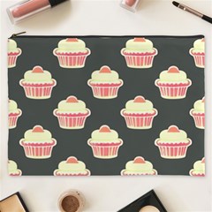 Retro 40s 50s Cupcake Pattern 4 Cosmetic Bag (xxxl)