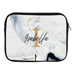 Personalized Initial Name Marble iPad Zipper Case Apple iPad Zipper Case Front