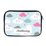 Cloud Smiley Face Apple MacBook Pro 17  Zipper Case Front