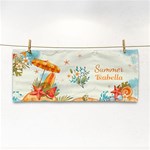 Personalized Tropical Summer Name Any Text Hand Towel Hand Towel Front