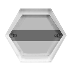 Cotton Candy Pink To Indigo Violet Bilinear Gradient Hexagon Wood Jewelry Box