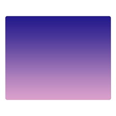 Navy Blue To Cotton Candy Pink Linear Gradient Two Sides Premium Plush Fleece Blanket (large)