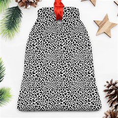 Black White Leopard Ornament (bell)