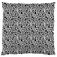 Black White Giraffe Pattern 16  Baby Flannel Cushion Case (two Sides)