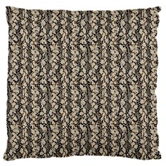 Beige Snake Pattern 16  Baby Flannel Cushion Case (two Sides)