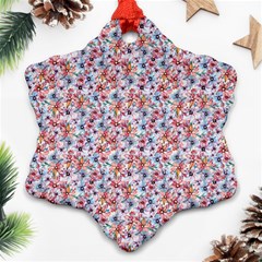 Floral Mix Ornament (snowflake)