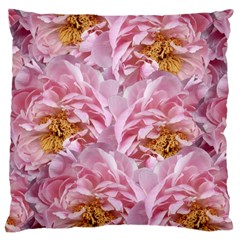 Peonies Nature Bloom Blossom Pink Large Cushion Case (one Side)
